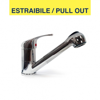 Barka 03.08.05502 - Classical One Handle Mixer With Pull-Out Shower 2 m