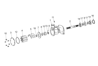 Nanni Diesel 970312426 - BALL BEARING for N4.85 N4.100/4.380TDI