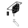 Magma T10-580 Dual Horizontal Round Standard Rail Mount Ø22/25mm