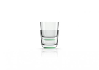 Palm Marc Newson Green Glow In Dark Whisky Glass