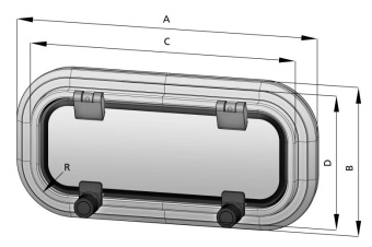 Vetus PZ653 - PZ (AIII) Porthole