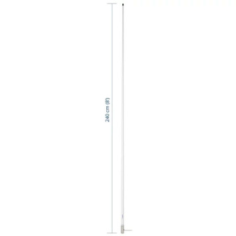 Scout PF AN NCB0006 - CB Fiberglass Antenna 2,4 m (8′) Length