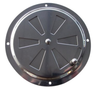 Euromarine Stainless Steel Round Ventilation Grille - Ø125mm (Bulk)