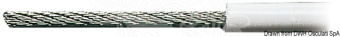 Osculati AISI 316 Stainless Steel PVC-Coated Wire Rope, 100 m Coil