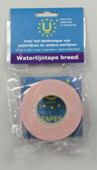 U-Rope Waterline Tape 40 mm x 15 m Red