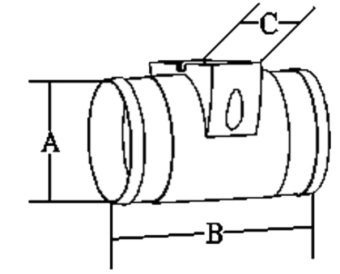 Allpa Extraction Ventilator For Engine Rooms, 12v, 3,0a, 90-120m³/H, In-Line Mount