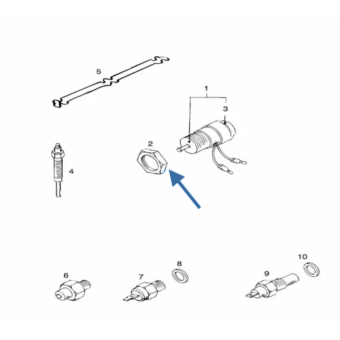 Vetus STM2742 - Nut for Stop Magnet