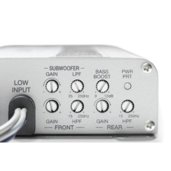 Clarion 010-03221-00 - Compact 5-Channel System Amplifier 4 X 50W + 1 X 200W