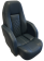 Allpa Boat Chair Model Race Pro "Flip-Up", Anthracite With White Stitching