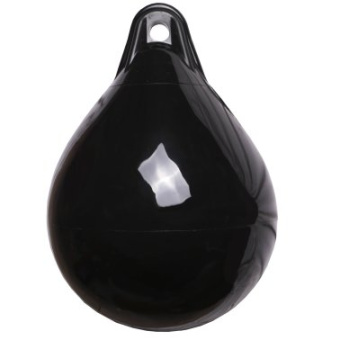 Majoni 1063 Solid Head Spherical Fender - Ø55cm - Black