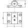 Stainleess Steel Side Bushing Tube 22 mm