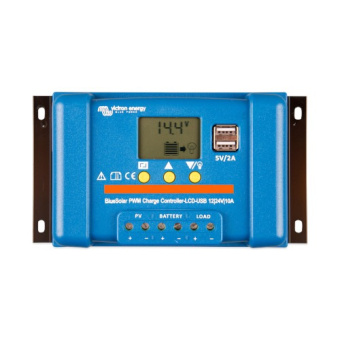 Victron Energy SCC010010050 - BlueSolar PWM LCD&USB 12/24V-10A