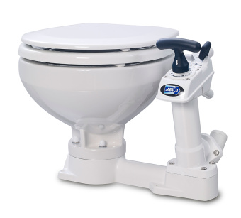 Jabsco 29090-5000 - Manual 'Twist n' Lock' Toilet, Compact Bowl
