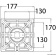 Osculati 48.707.12 - WAVERIDER Pedestal Telescopic 520/650 mm