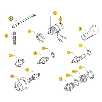 Vetus STM6266 - Connector for Glow Plug M2