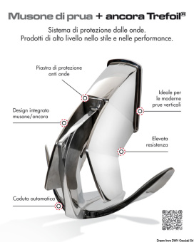 Osculati 01.121.10 - Bow Roller for Trefoil Anchor 10 kg