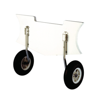 Allpa Stainless Steel Launching Wheels Set For Inflatable Boat, Max. 150kg (Not Folding)