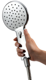 Osculati Adriana Recess-Fit Boat Shower 162x303 mm with 4 meter Stainless Steel Hose - 15.480.00