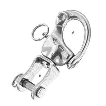 Plastimo 100705 - Snap Shackle St. Steel With Swivel 120mm