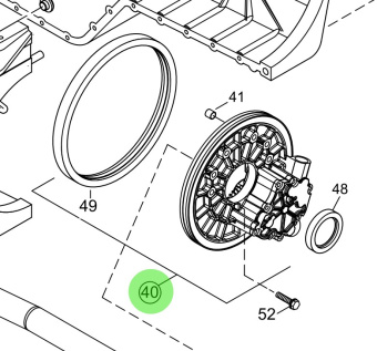 Steyr Z002690-0 - Oil Pump Assembly for Steyr MO306H104 Engines