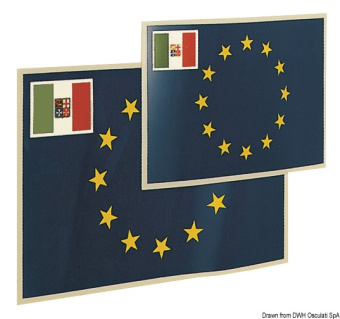 Osculati 35.478.02 - Adhesive Flag Europe 20x30cm