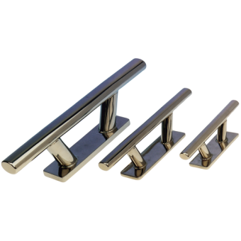 Allpa Stainless Steel Mooring Cleat, Bolt Mount, 160x38x75mm, Stock 280mm (Hole Spacing: 95mm)