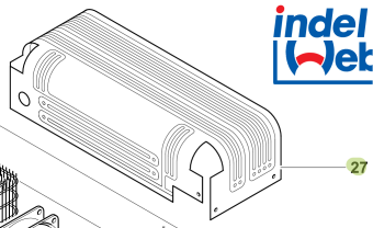 Isotherm SBF00116AA – Evaporator for DR85 Inox Drawer Refrigerator