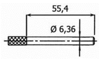 CEF Impeller ø6,36xø39,1x18,9mm - 6 Blades