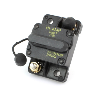 BEP 184100F-01-1 - Surface Mount Circuit Breaker 100A, Type III Manual Reset, 42V DC, IP67