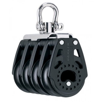 Harken HK2654 Quad Carbo Air Block 40 mm for Rope 10 mm