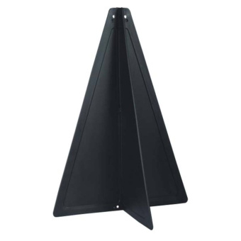 Signal Cone Black Aluminium 60cm