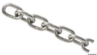 Osculati AISI 316 Stainless Steel Genovese Mooring Chain with Long Links
