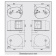 Lalizas 71318 - FOS LED 12 Starboard & Port Lights 112,5°, Deck Mounted, Set, With White Housing