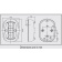 Lalizas 71971 - FOS LED 20 Stern Light 135°, With White Housing