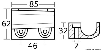 Yamaha 63D-4525100 40/50 4-St Zinc Outboard Anode - Osculati 43.264.00