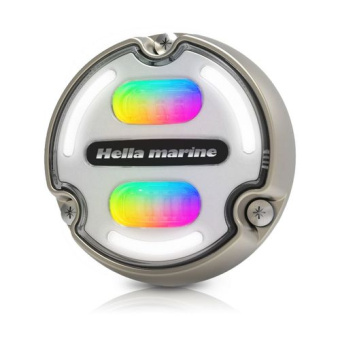 Hella Marine 2LT 016 148-101 - Apelo A2 Bronze RGB Underwater Light, White Lens
