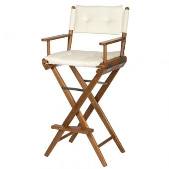 High Teak Folding Director's Chair Deluxe