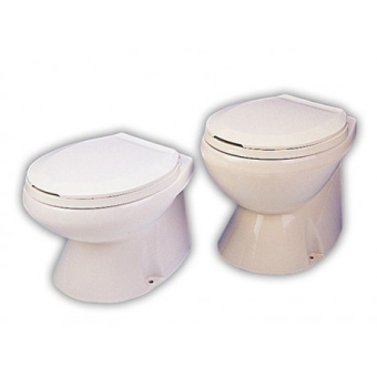 Jabsco 37075-0092 - Freshwater Flush, Compact White Toilet 14" 12v