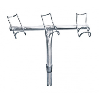 Stainless Steel Rod Holder Left