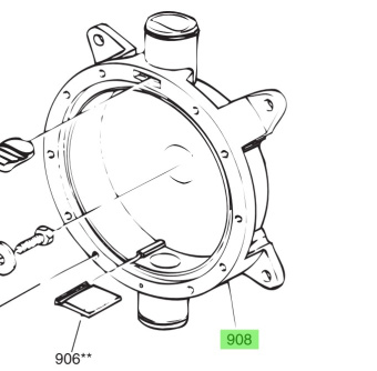 RM69 RM908 Junior Pump Lower Housing