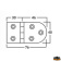 Trem M3540176 - AISI 316 Stainless Steel Hinges Thickness 4 mm - 76x40 mm With Pins Reversed Model Trem M3540176 - AISI 316 Stainless Steel Hinges Thickness 4 mm - 76x40 mm With Pins Reversed Model