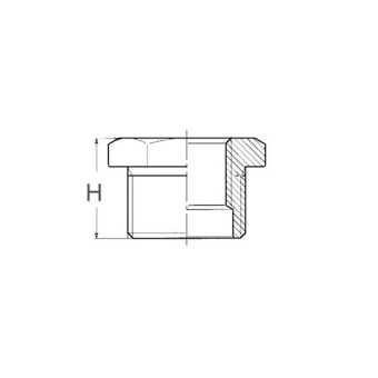 Guidi Bronze Reducing Nipple M-F 3/4X3/8