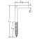 Midinox Square Hook Ø3.5 - 40mm