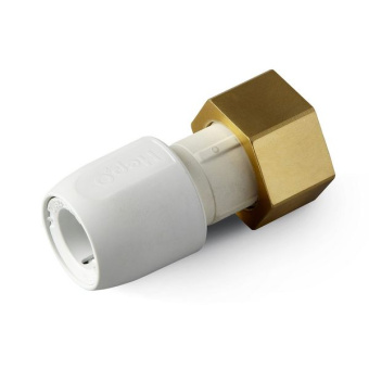 Jabsco HD25B/22W - Hep2O HD25B Push Fit Tap Connector White (22mm x 3/4")