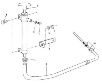 Nanni Diesel 970300288 - GASKET,M8 (FIX TUYAU GRAISSAGE ) for N2.14/2.50HE/2.50HE/2.50HE