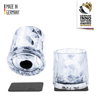Silwy KO-WH-C-2 - Magnetic Plastic Glass Tumbler, Set Of 2