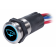 Blue Sea Backlit Switches 12V Blue-Red Off-(On)