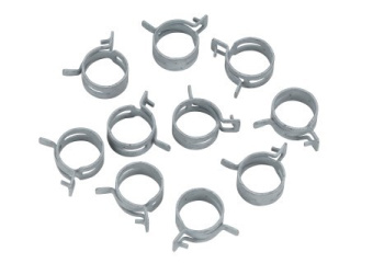 Webasto 9009019A - Spring Clip Type B. Ø 25mm Light Grey 10 Pieces