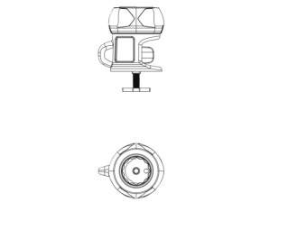 Borika Fs218 - T-Bolt Mounting Adapter Under-Mount Small