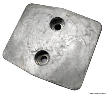 Tecnoseal 8M0137814 Mercury V6/V8 Engine Anode Plate